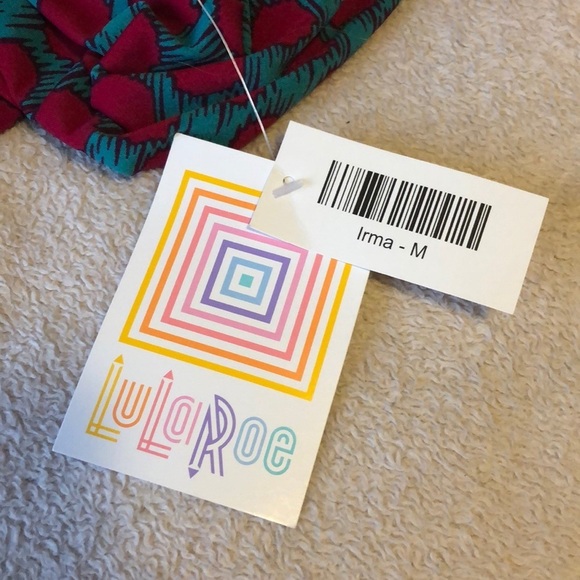 New! Lularoe Irma Oversized Tunic - Picture 6 of 8